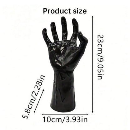 Gothic Halloween Wall Decor — Spooky Hands, Candles & Bat Stickers (12-Pack Kit)
