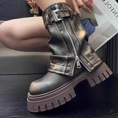 Stylish Punk Platform Boots