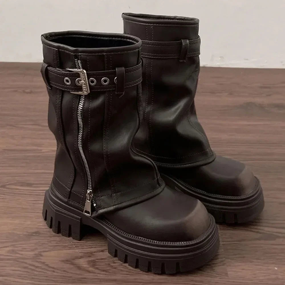 Stylish Punk Platform Boots