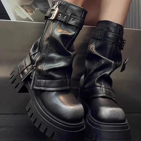 Stylish Punk Platform Boots