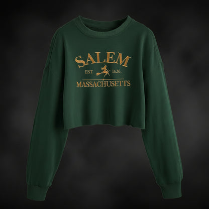 Spooky Witchy Crop Sweatshirt