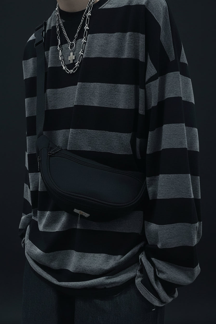 Striped Emo Pullover — Alt Fashion Essential