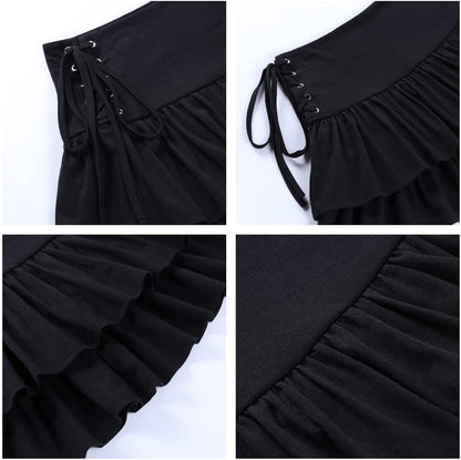 Alt Ruffle Mini Skirt