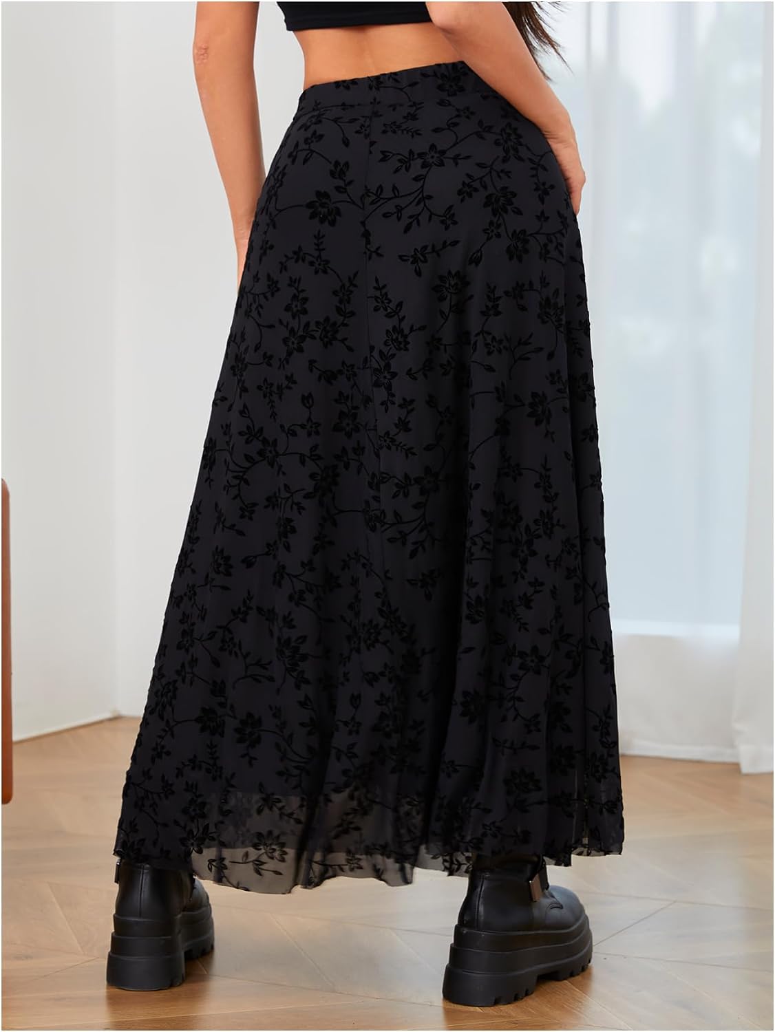 Alt Floral Maxi Skirt