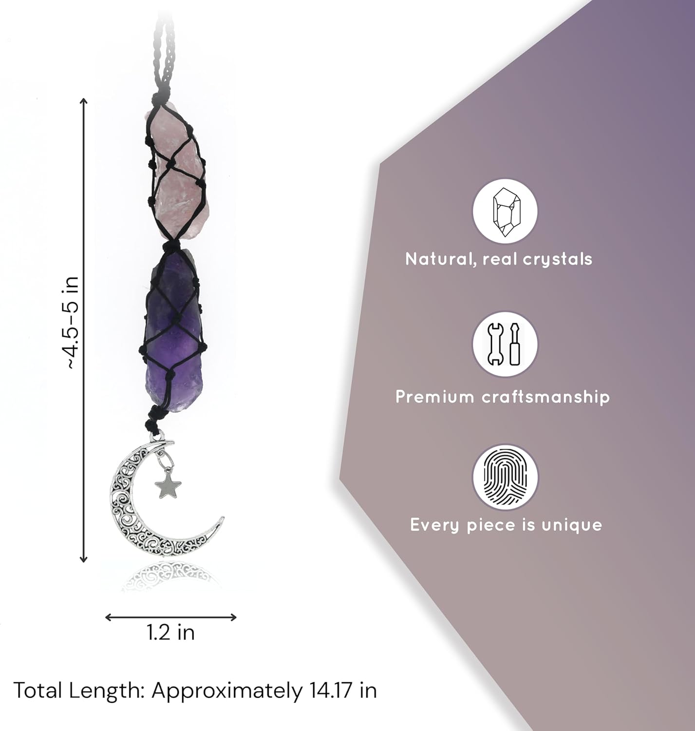Mystical Crystal Car Charm