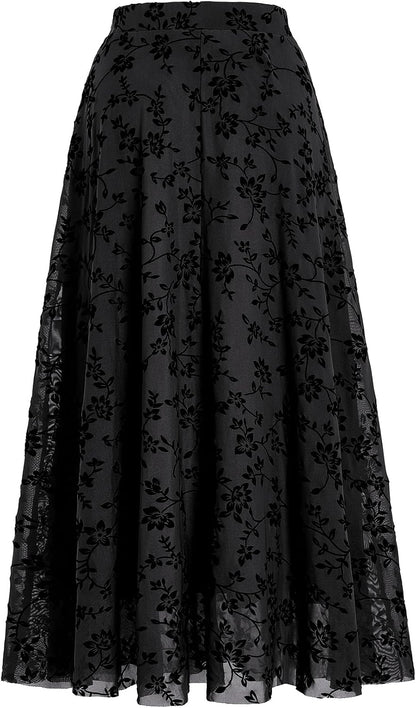 Alt Floral Maxi Skirt