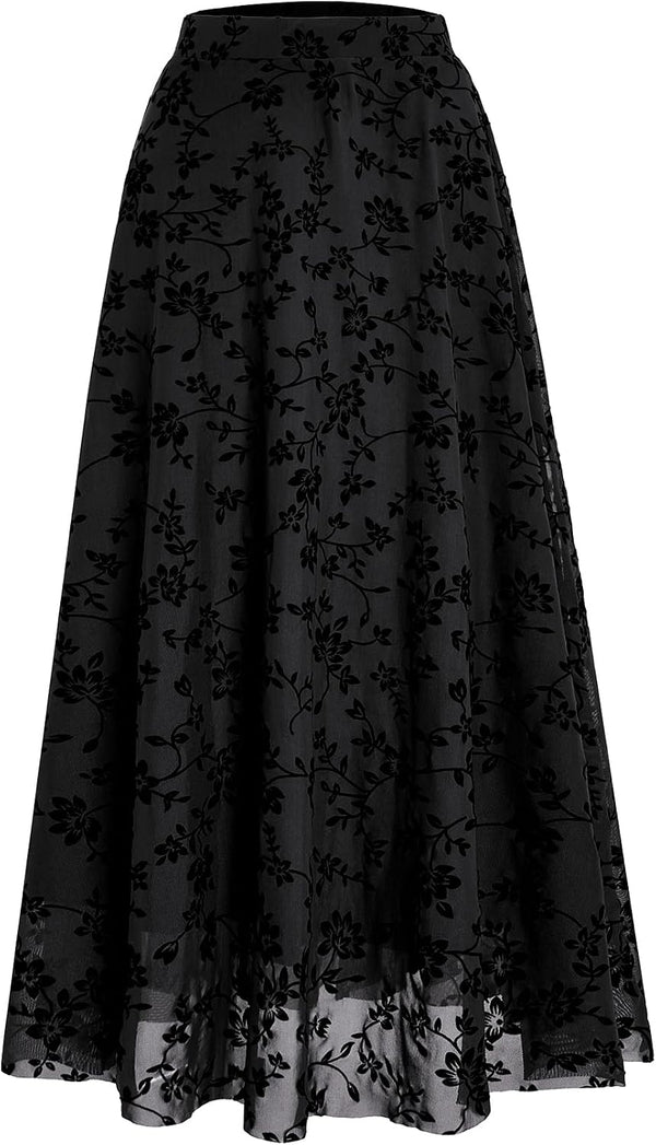 Alt Floral Maxi Skirt