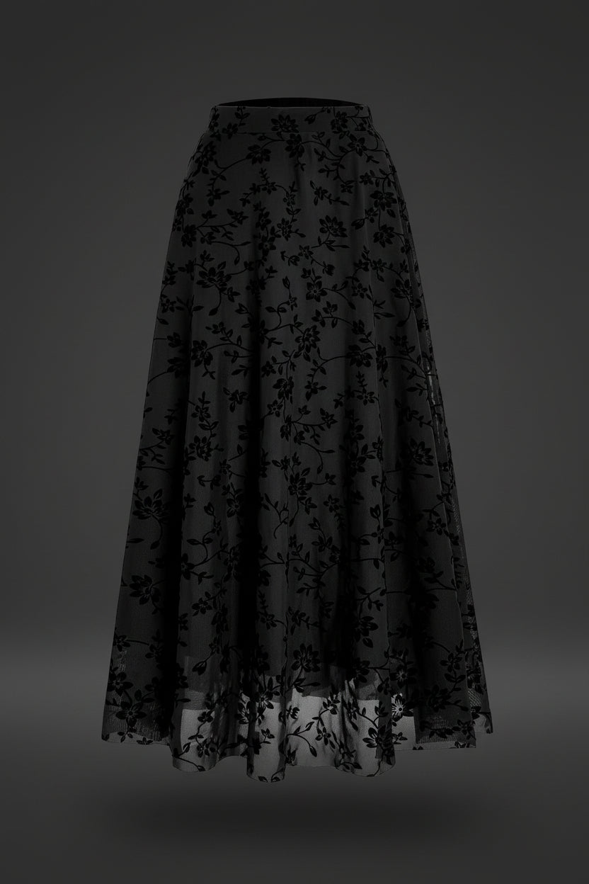 Alt Floral Maxi Skirt