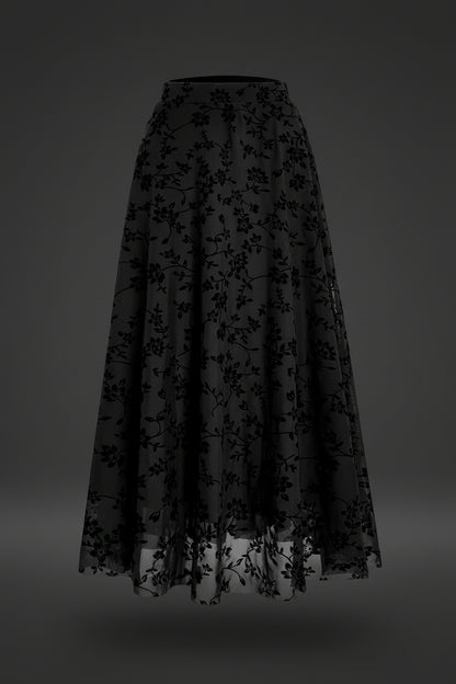 Alt Floral Maxi Skirt