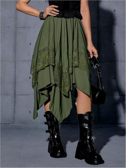 Mystical Flowy Lace Skirt