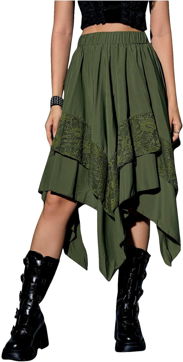 Mystical Flowy Lace Skirt