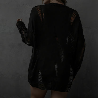 Cozy Oversized Sweater — Dark Academia Essential