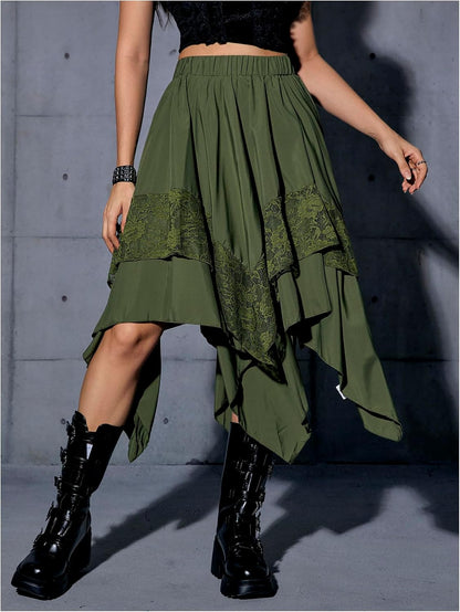 Mystical Flowy Lace Skirt
