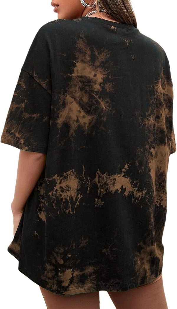 Chic Oversized Tie-Dye Tee