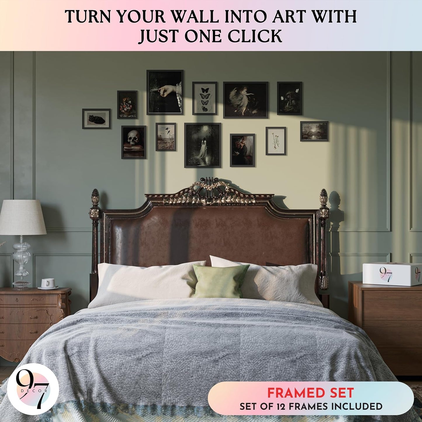 Mystical Wall Art — Dark Academia Fantasy Print
