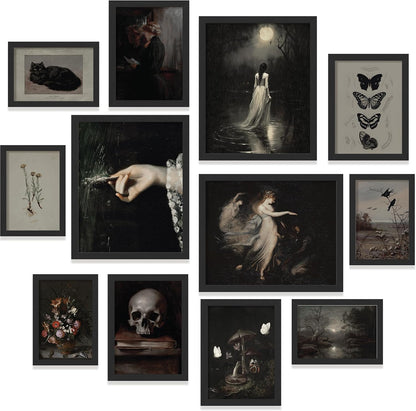 Mystical Wall Art — Dark Academia Fantasy Print