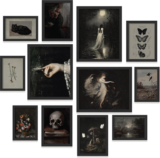 Mystical Wall Art — Dark Academia Fantasy Print