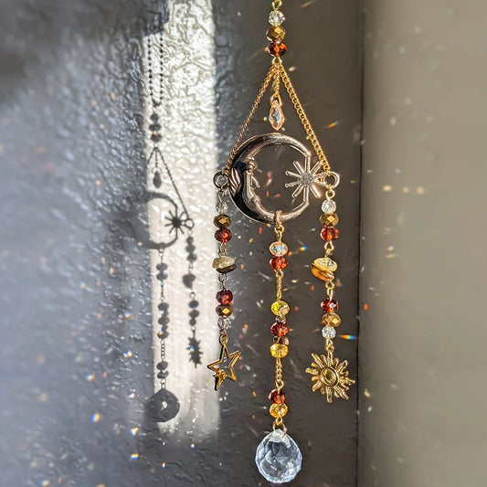Moon Goddess Crystal Charm