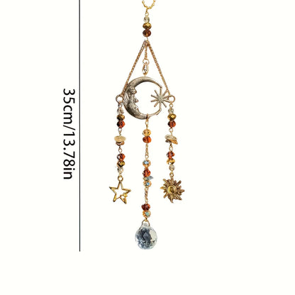 Moon Goddess Crystal Charm