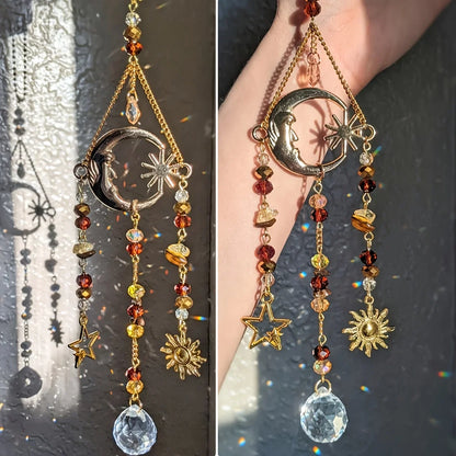 Moon Goddess Crystal Charm