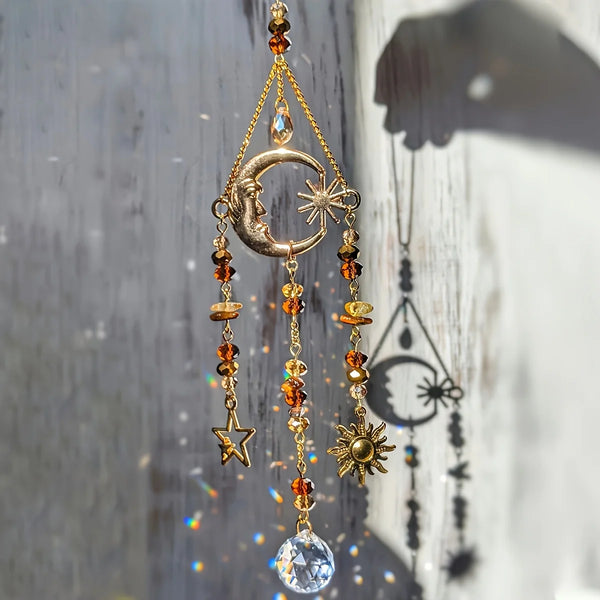 Moon Goddess Crystal Charm