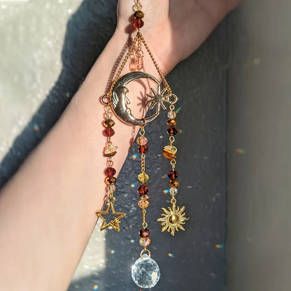 Moon Goddess Crystal Charm