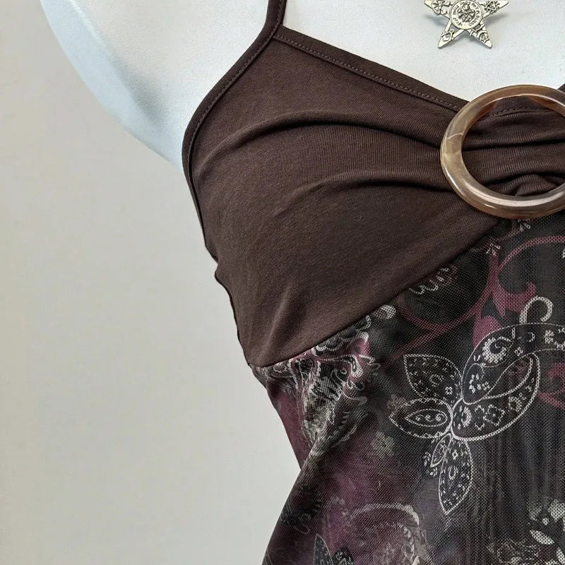 Chic Summer Halter Crop Top