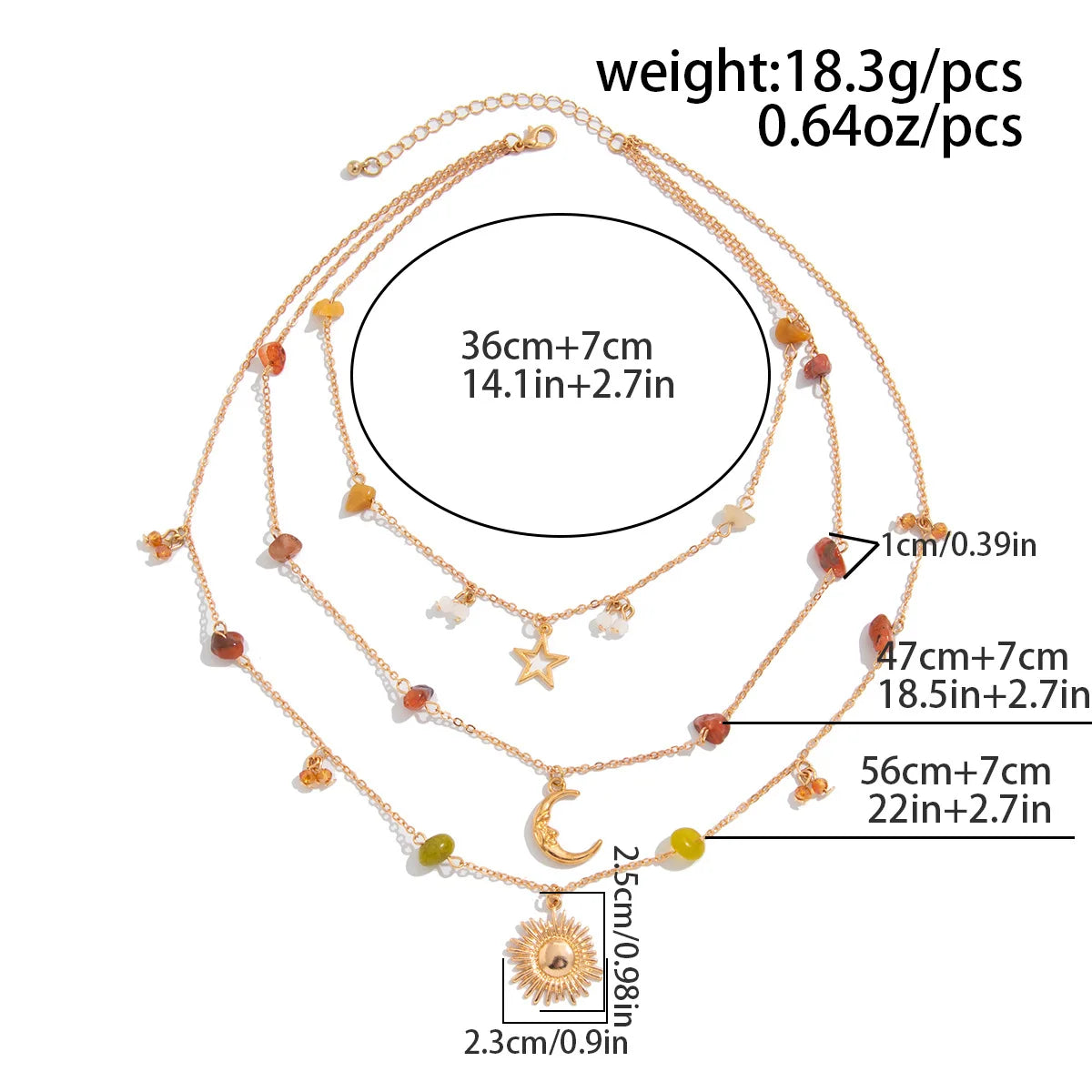 Celestial Pendant Necklace