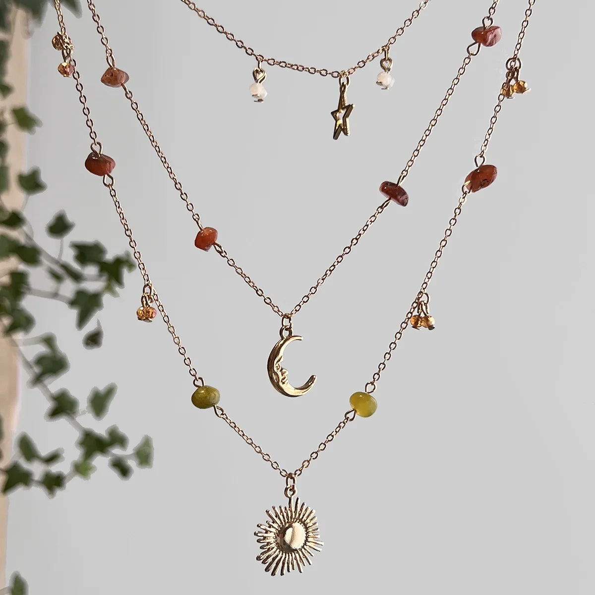 Celestial Pendant Necklace