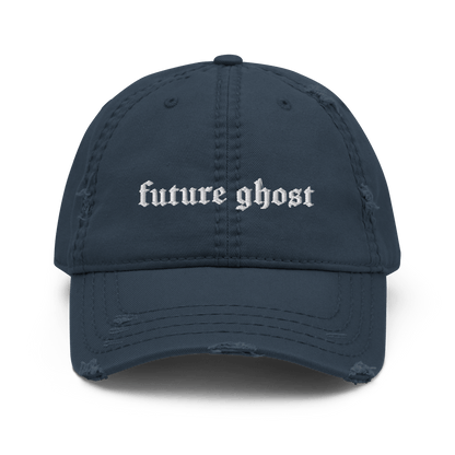 Future Ghost Gothic Distressed Dad Cap
